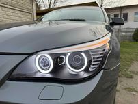 Ringi cotton LED DUAL KOLOR BMW E60 E61 Xenon LCI białe + kierunek