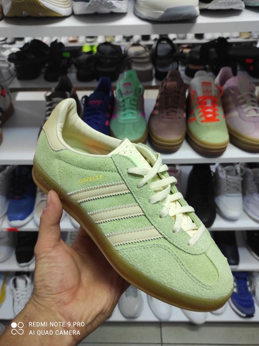 ОРИГІНАЛ 100% Кросівки Adidas Originals Gazelle Indoors Green 38