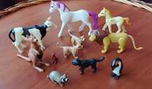 Плеймобиль playmobil Семья львов, саванна   семья кенгуру лошадь