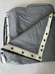 Lonas impermeaveis com ilhos, anti fogo 4x3-8x3 e 10x5m
