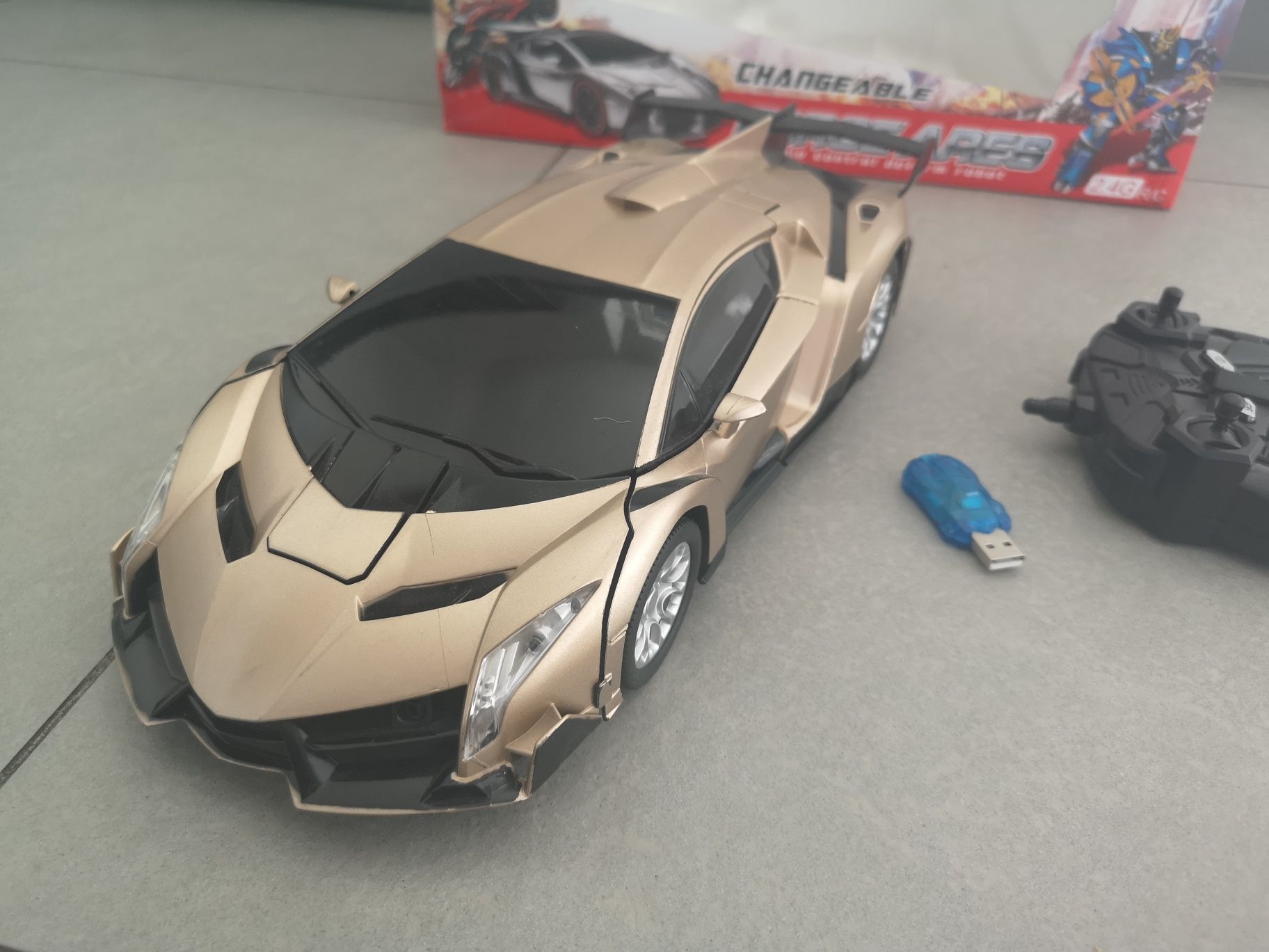 Transformers force Ares samochodzik zdalnie stero samochód Lamborghini