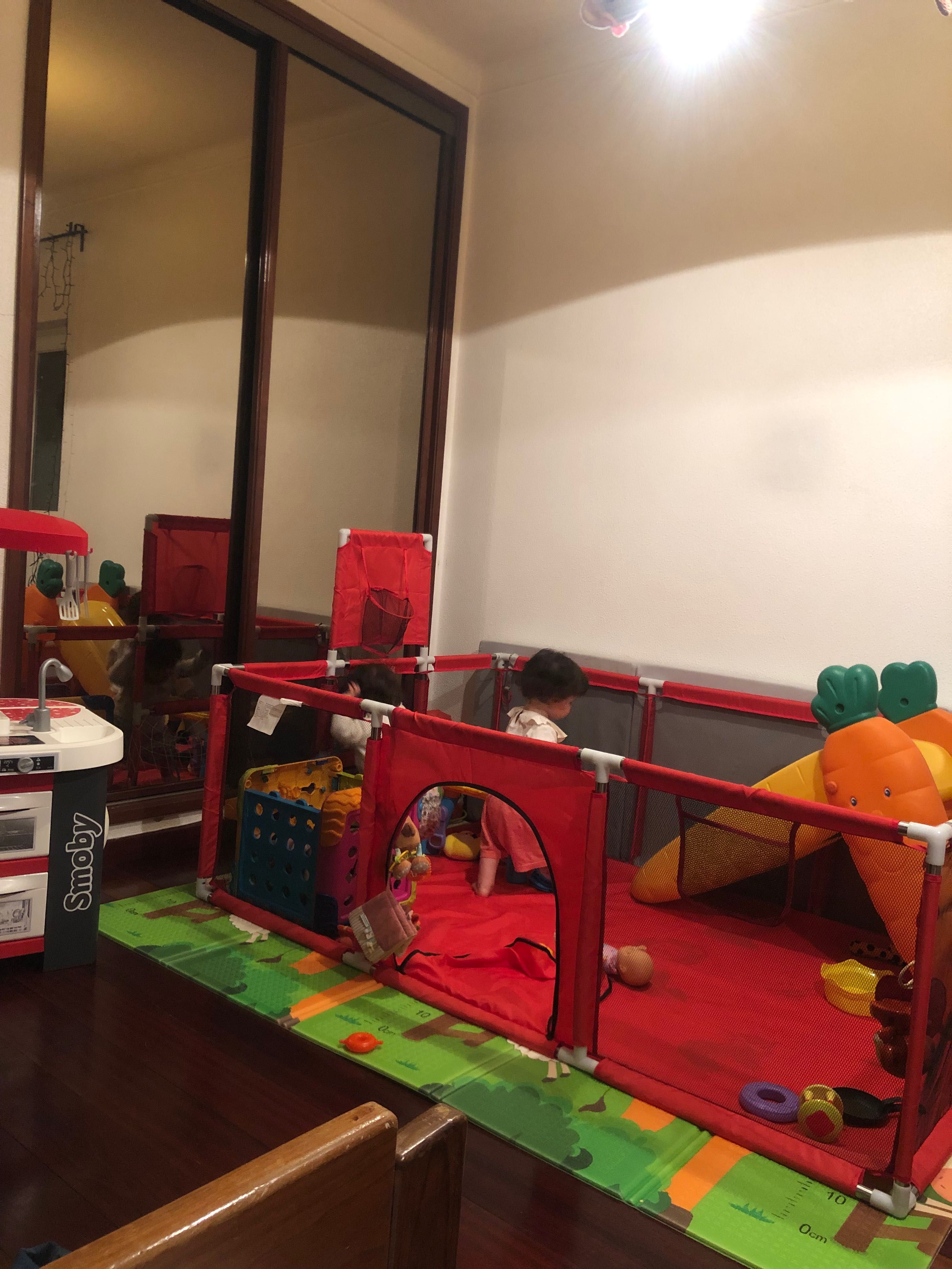 Parque Infantil Vermelho (190 x 129 x 66 cm) - com caixa