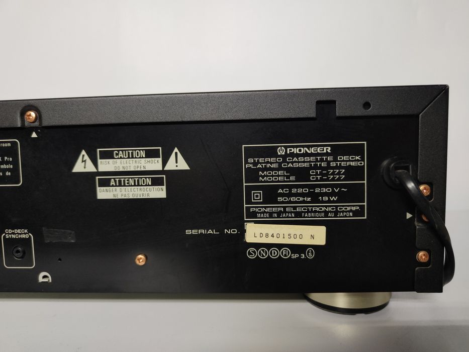 PIONEER CT-777 magnetofon deck Made in Japan