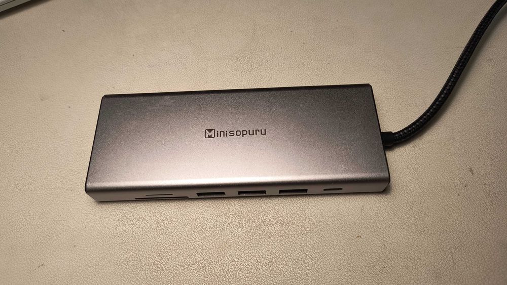 USB C Docking Station Dual Monitor, 14 em 1 Laptop Docking Station