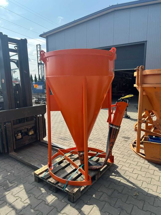 Zbiornik pojemnik dźwigowy 750L Eichinger 1017 rękaw zamykacz do btonu