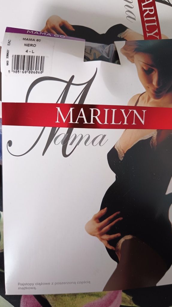 Rajstopy Marilyn mama 60 den czarne