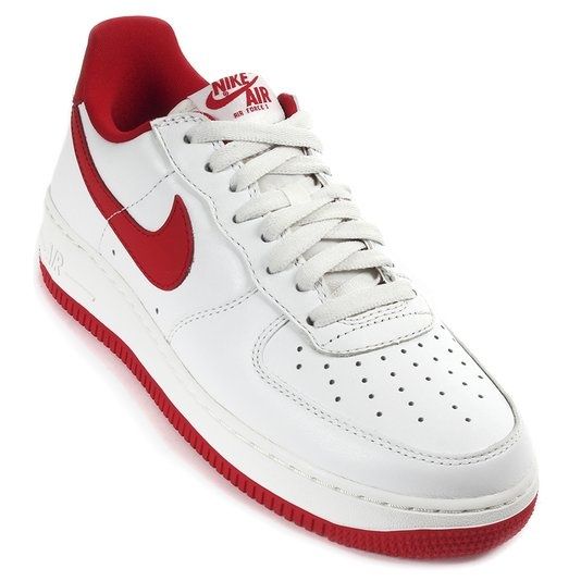 Air Force 1 branco e vermelho