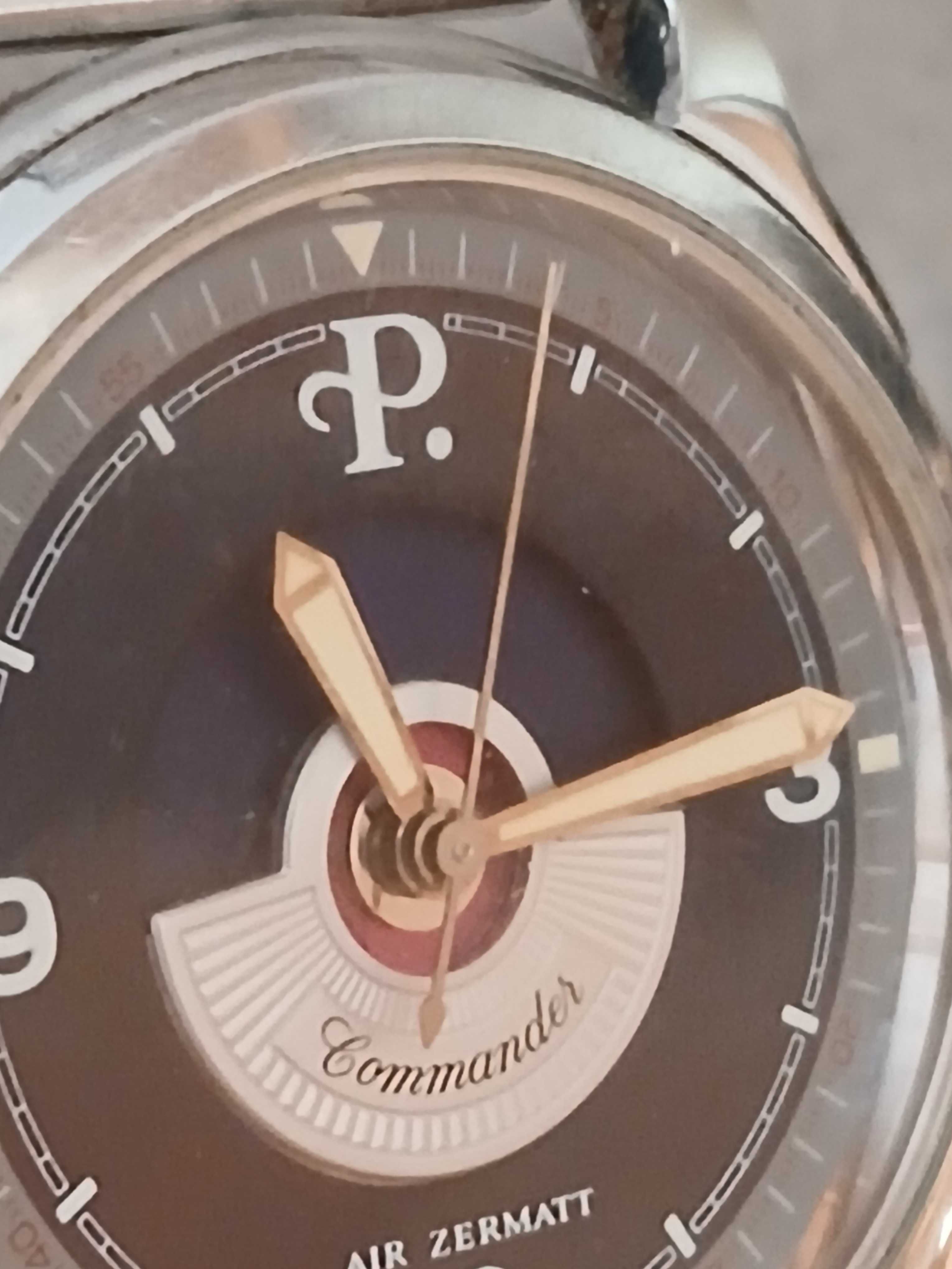 Raros Perrelet relógio suíço duplo rotor automático 18k Gold Top Rotor