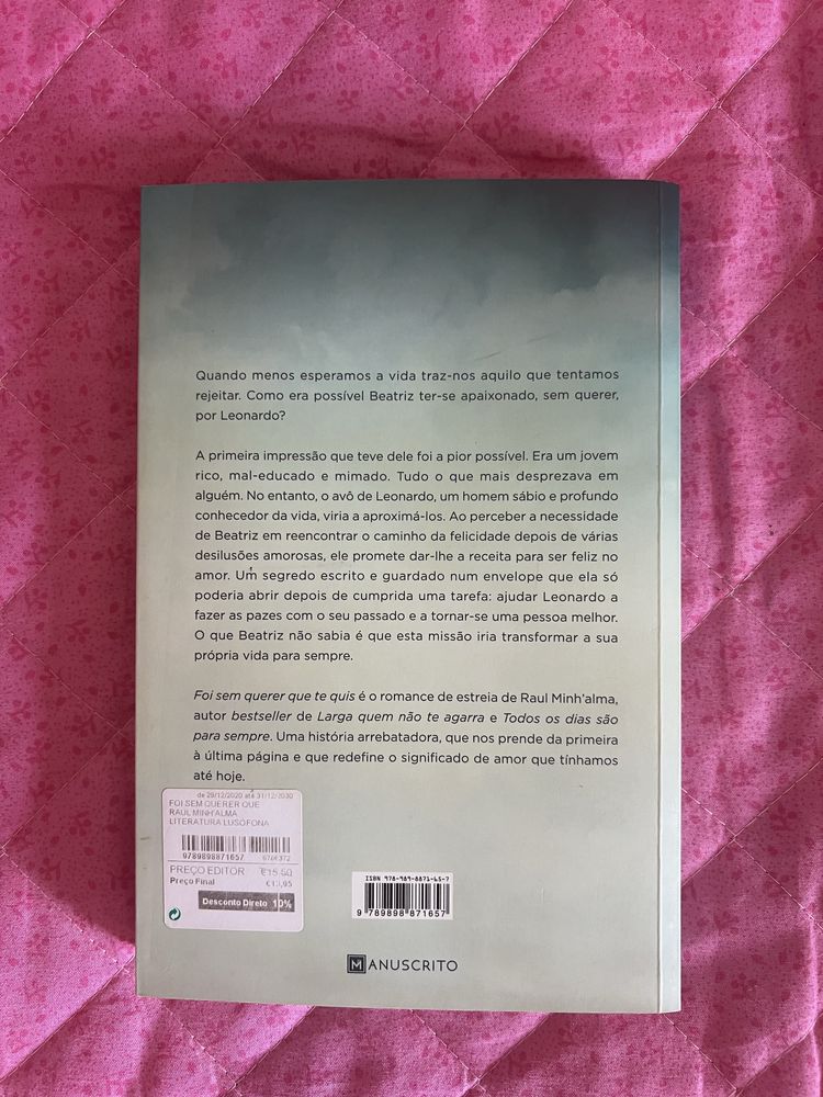 Livro “Foi sem querer que te quis”