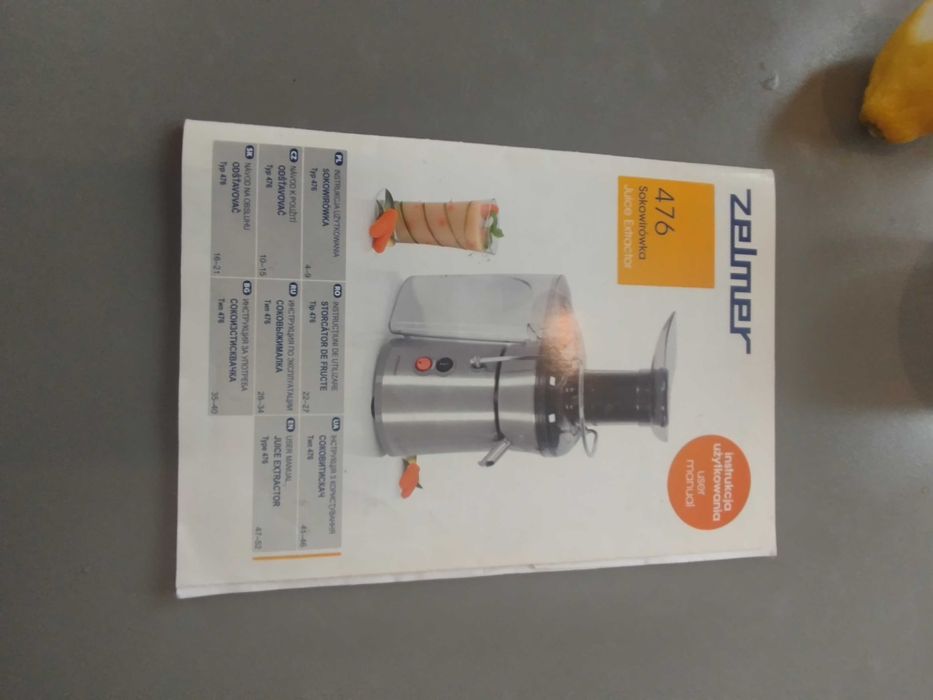 Sokowirówka Zelmer 476