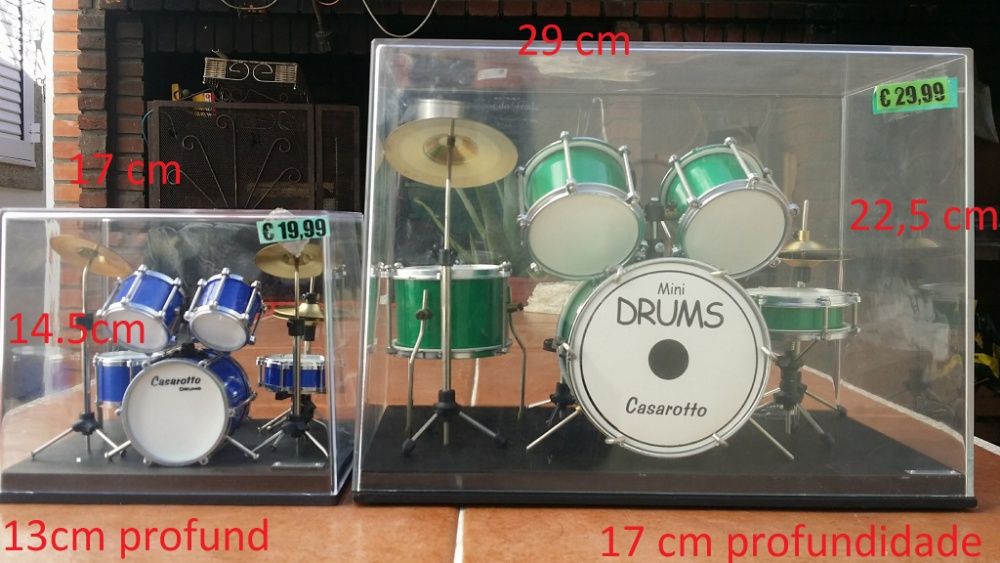 Bateria 8 Peças (mini) (Caixa em Acrílico)