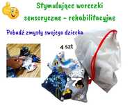 Woreczki sensoryczne motoryczne korekcyjne rehabilitacyjne 4 szt