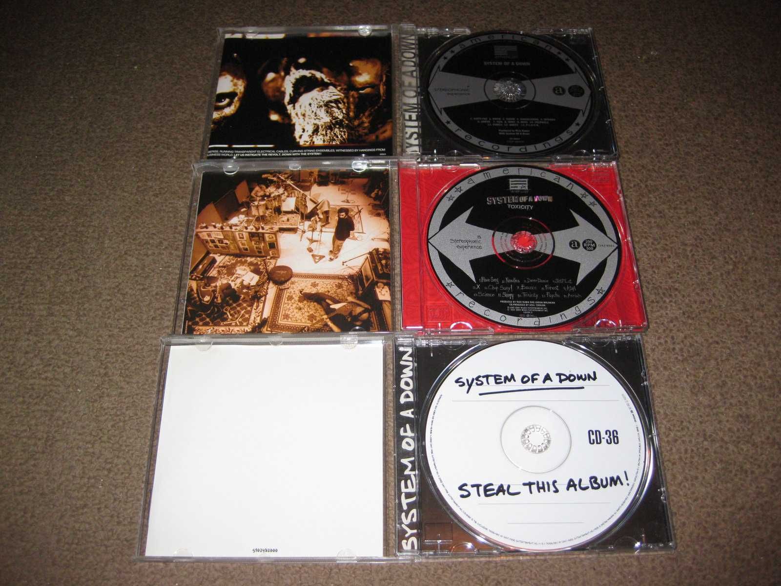 3 CDs dos "System Of A Down" Portes Grátis!