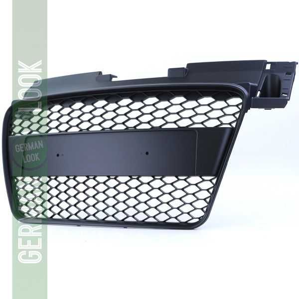 Grelha estilo RS preta fosca s/ emblema Audi TT 8J pré-facelift 06a10
