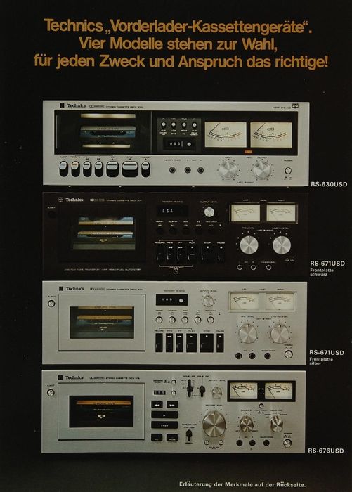 TECHNICS RS-671 USD кассетная дека