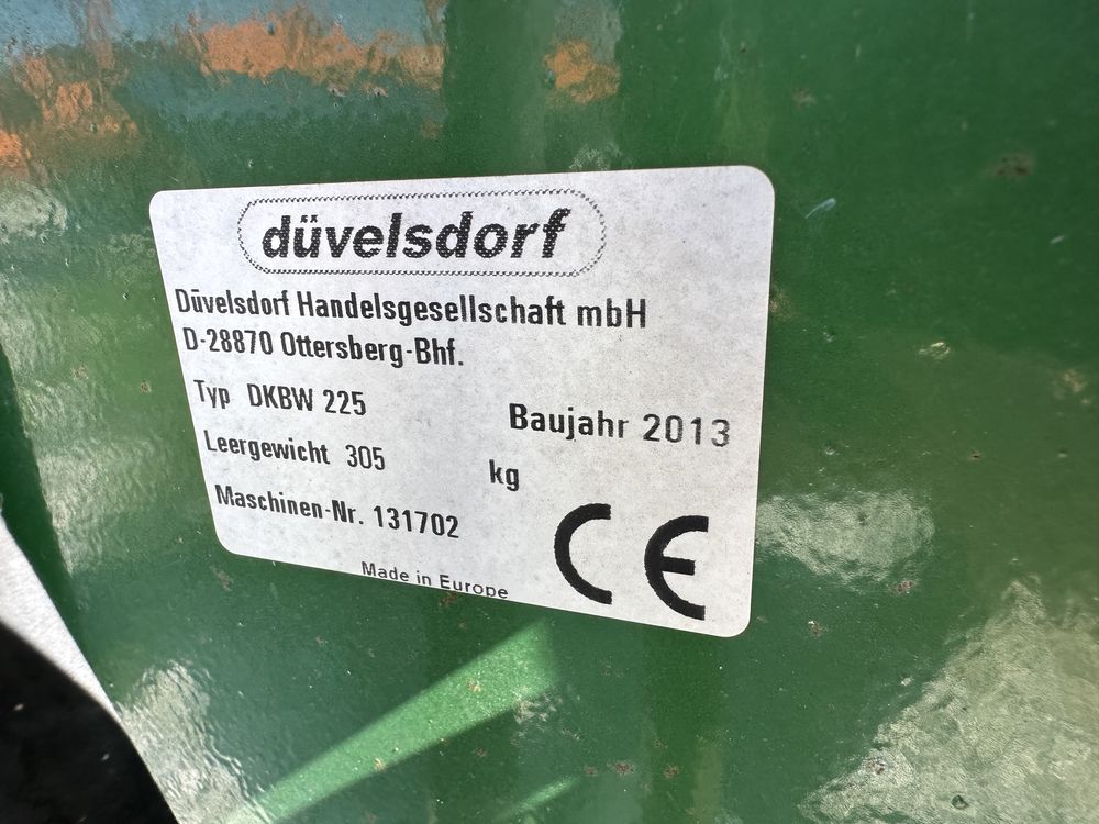 Zamiatarka hydrauliczna Duvelsdorf 2,25m na Tuz