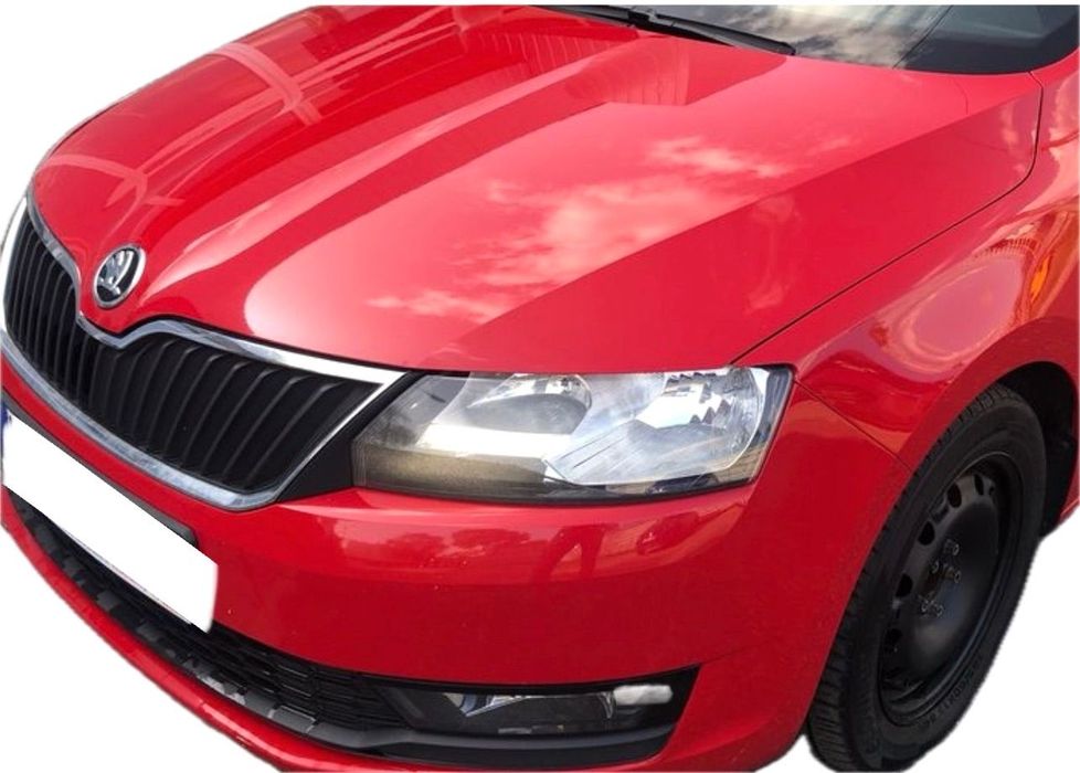 Skoda rapid lift zderzak maska lampy chłodnice kompletny przód