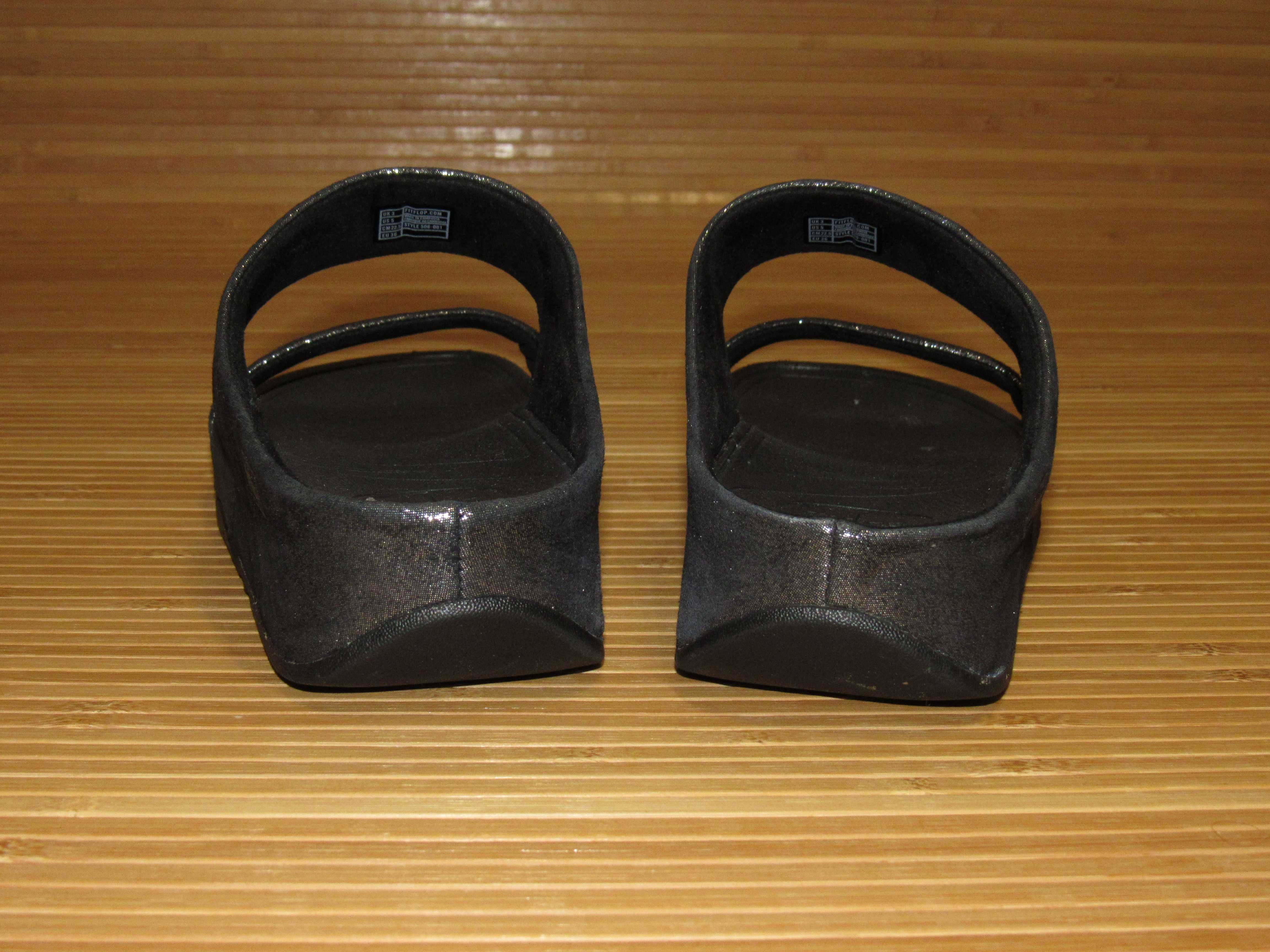 Шльопанці FitFlop Lulu Shimmer Suede Slide Sandal; EUR-36