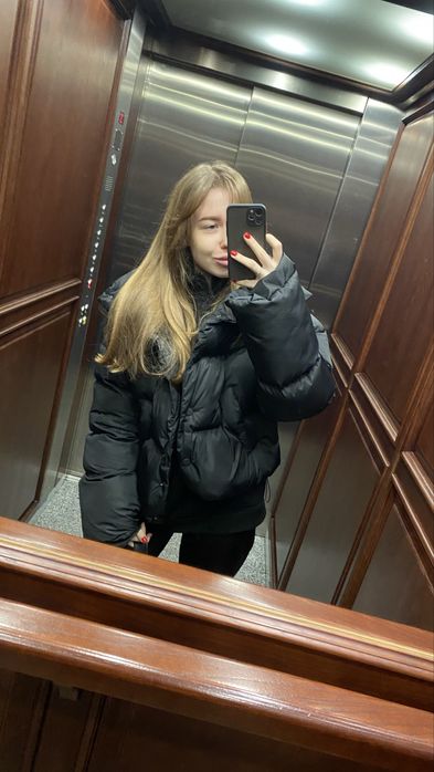 Стильный зимний пуховик. Очень теплый, идеальное состояние