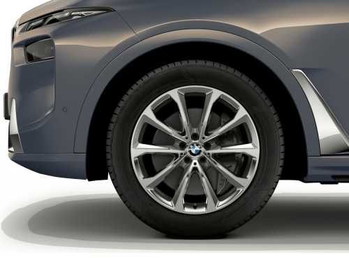 Koła zimowe BMW X7 (G07) 20” V-Spoke 750 reflex silver Continental R-F