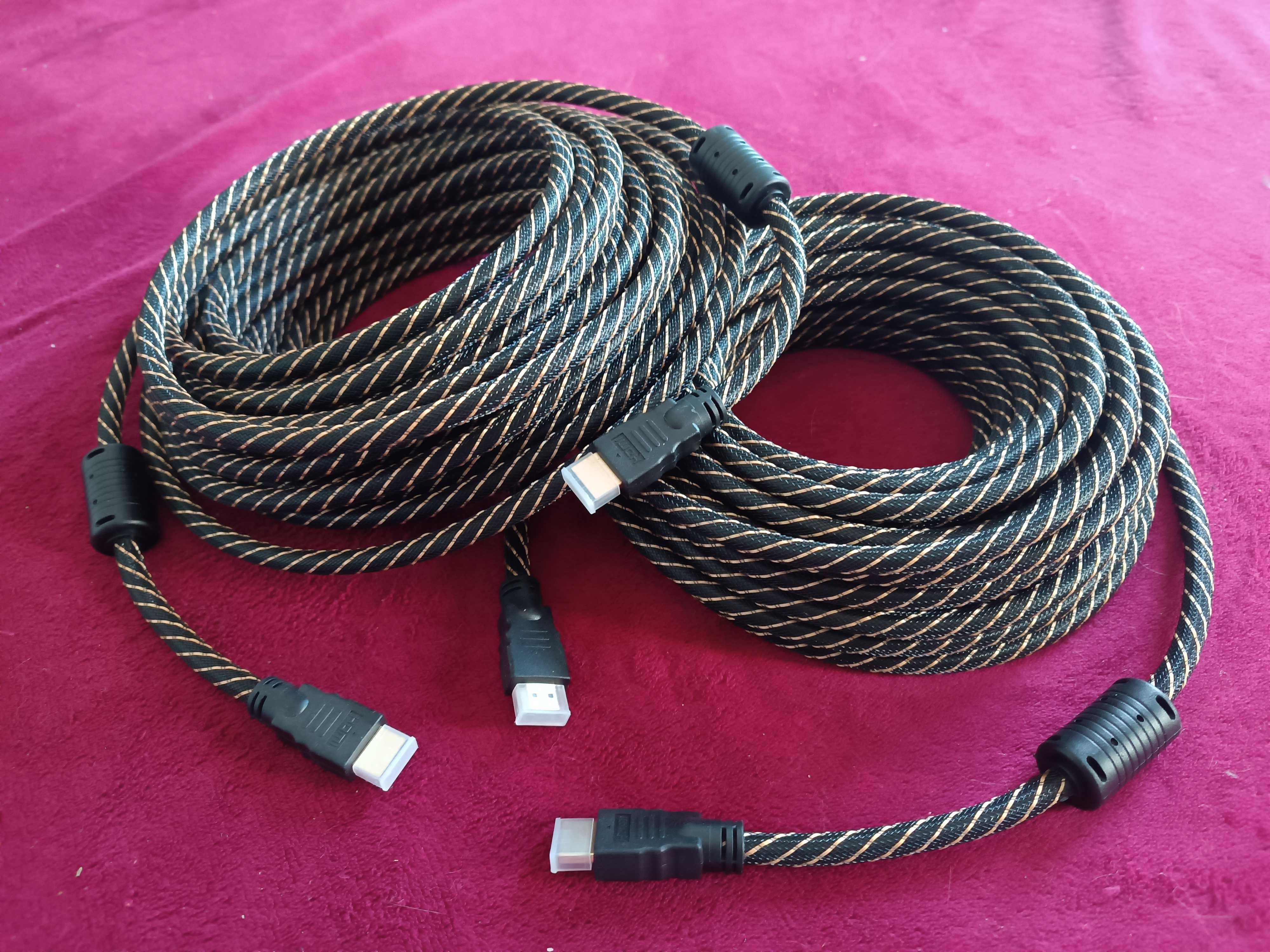 Kabel HDMI High Speed Ethernet CCS 15m Oplot LB0051 z filtrami 2x 15m