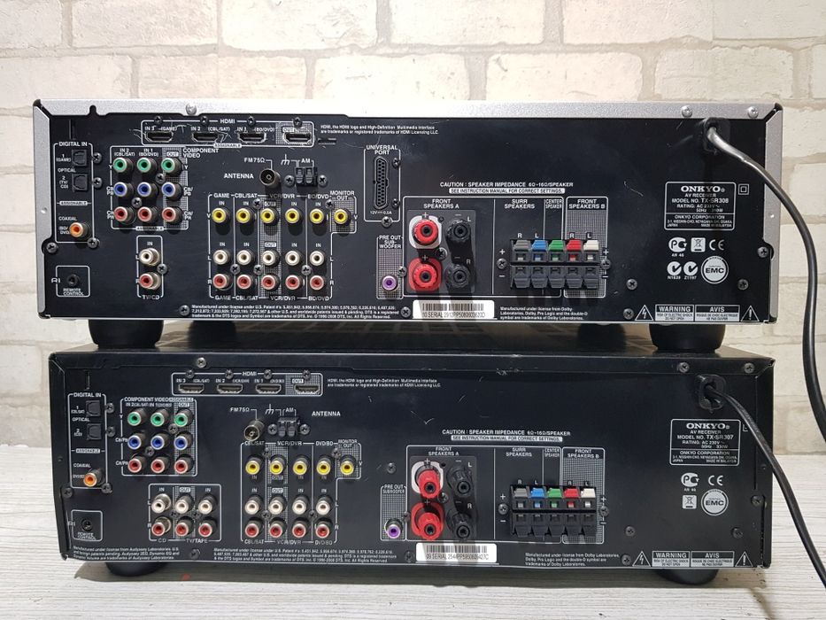 Пульт!5.1AV ресивер Onkyo TX-SR307/308 5x100Вт б/у з Німеччини