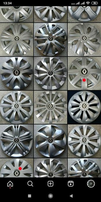 Колпаки Рено ковпаки на колеса Renault  r15 радиус есть все размеры