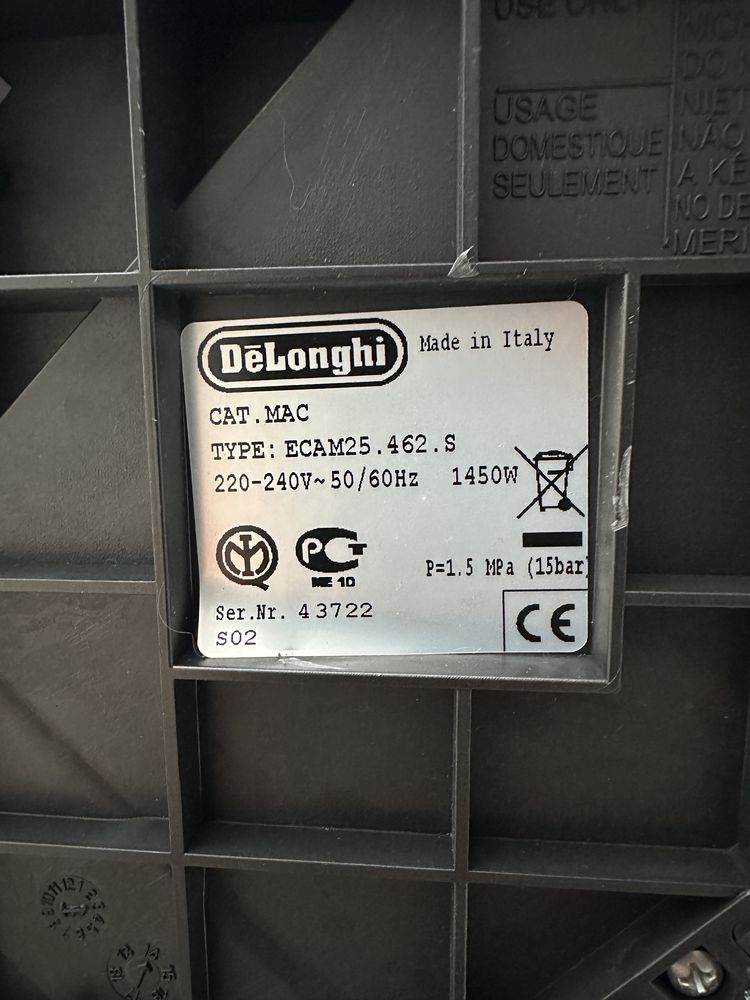 Ekspres do kawy De'Longhi ECAM 25.462.S
