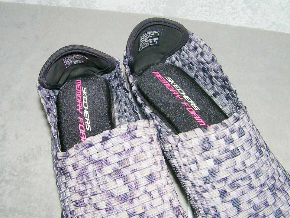 SKECHERS Memory Foam - BUTY WSUWANE - rozm 41 / 42 - JAK NOWE !!!
