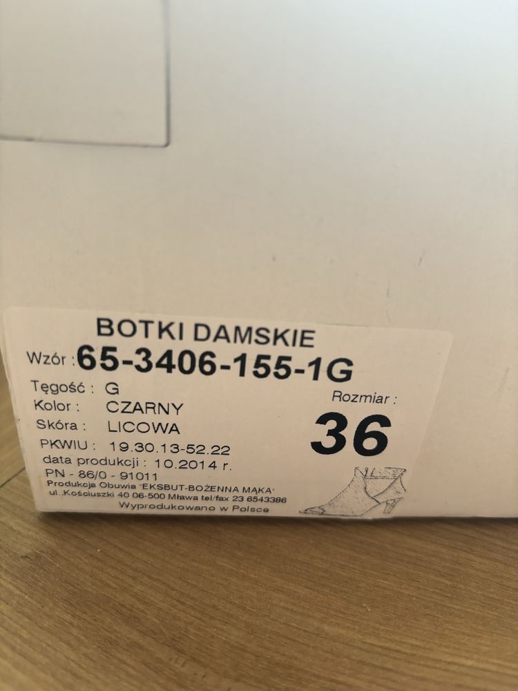 Botki wiosenne tip toe