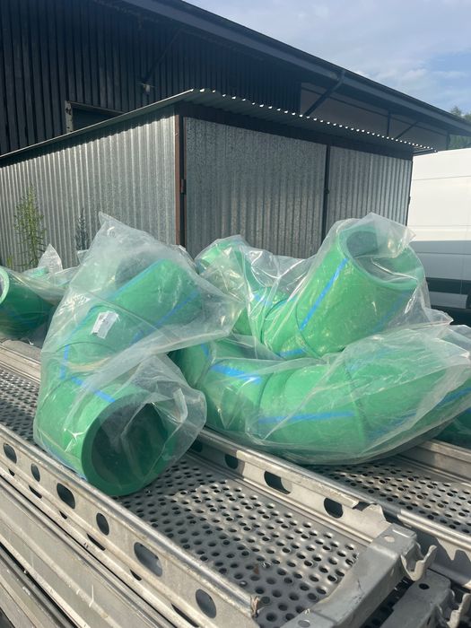 Kolano zgrzewane 200mm, 90 st nowe