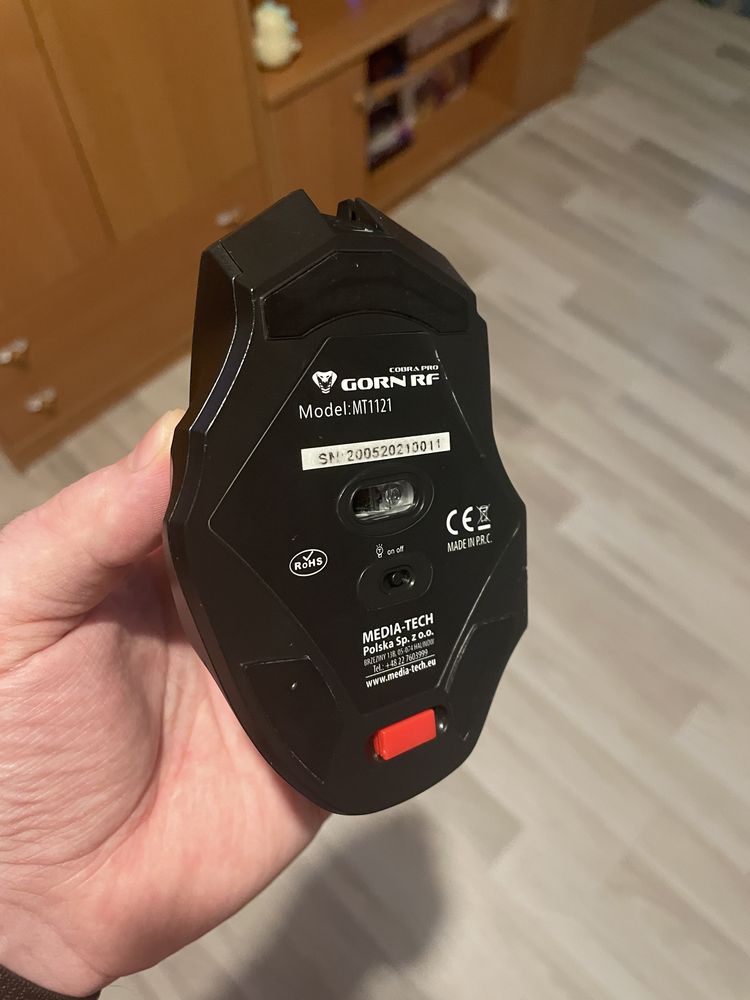 Миша Media-Tech Tech Cobra Pro Gorn Wireless Black (MT1121)