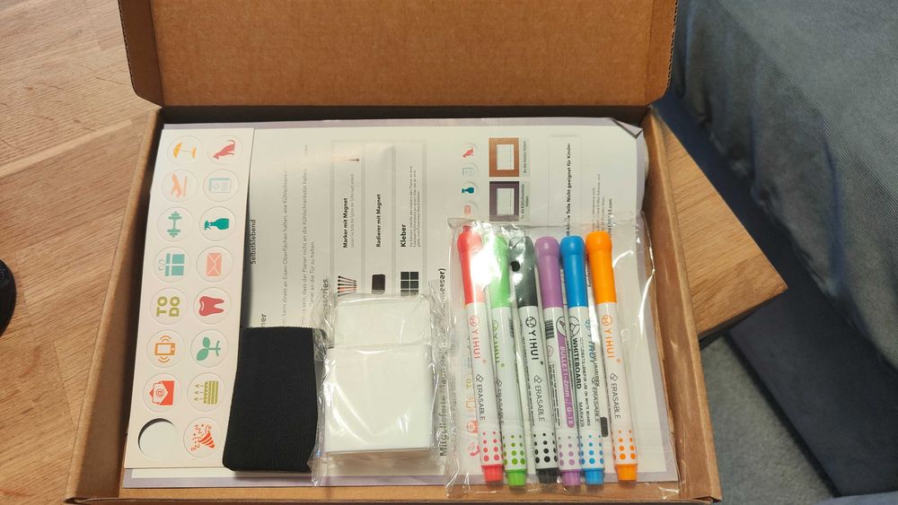 Tablica Magnetyczna 42x28 Cm Po Niemiecku Na Lodówkę Do Pisania