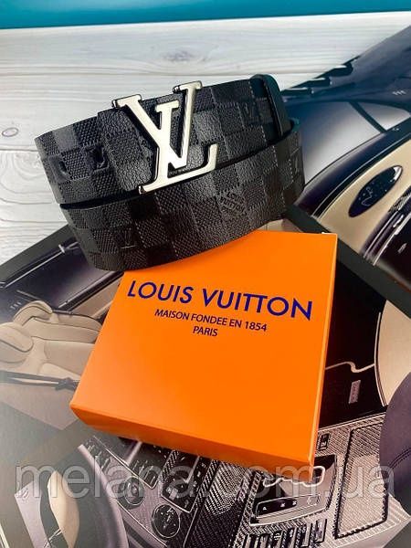 Кожаный ремень мужской Louis Vuitton Луи Витон ЛВ