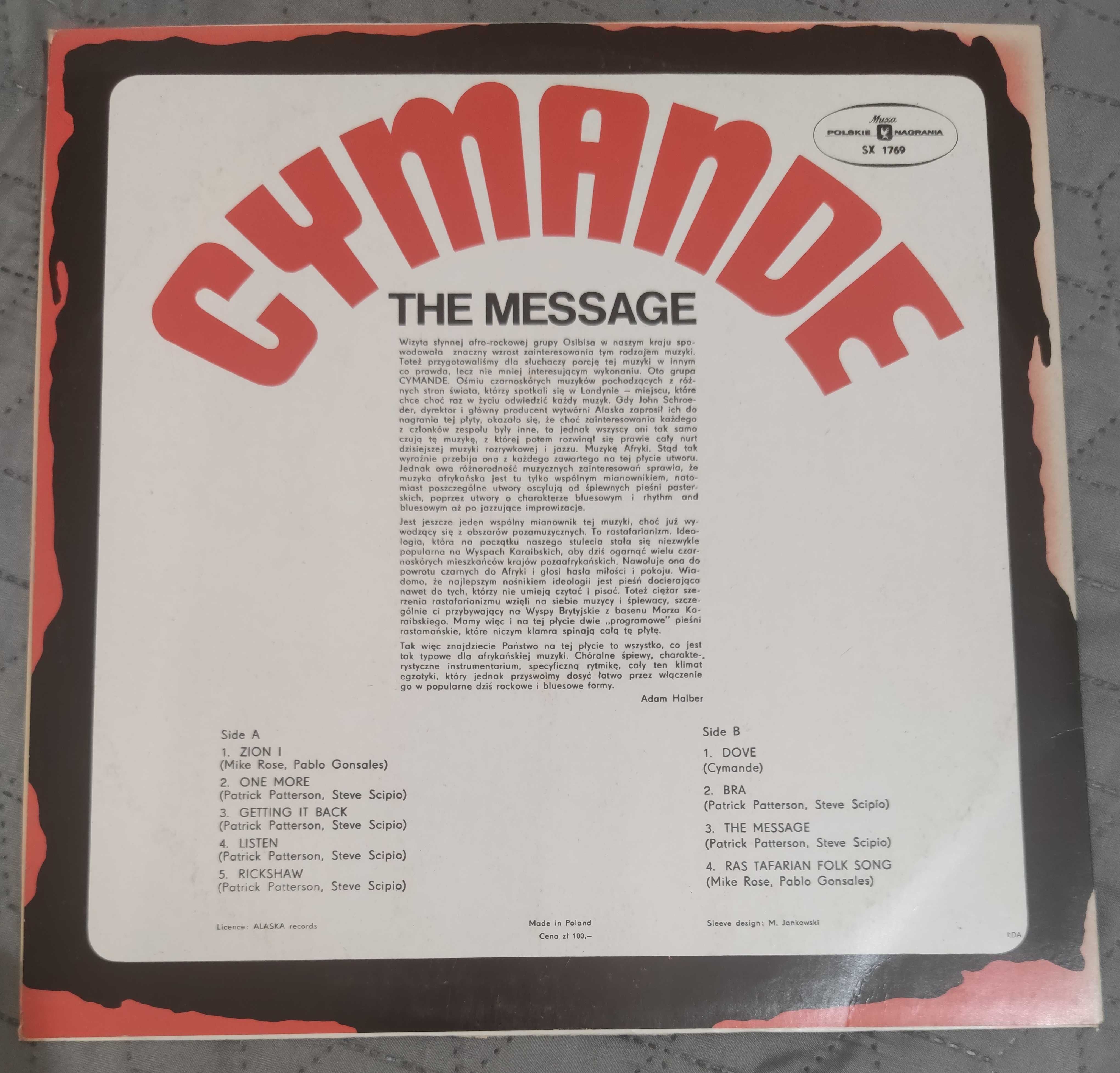 Cymande - The Message. LP. EX.
