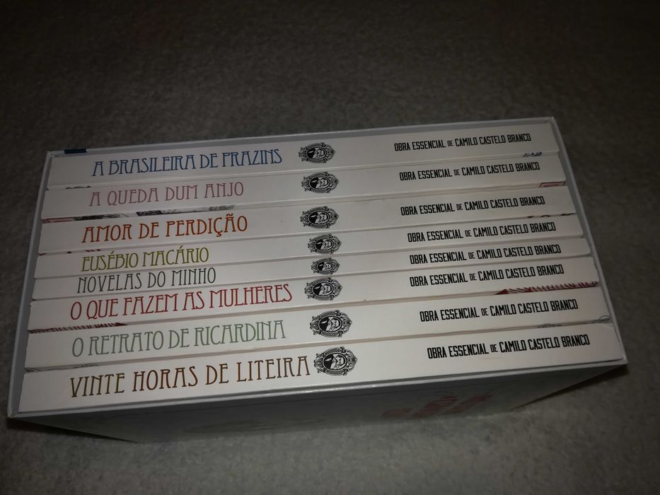 obra essencial de camilo castelo branco (coleção de 8 livros) 2016
