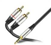 Adaptador de Áudio, de 3.5 para RCA