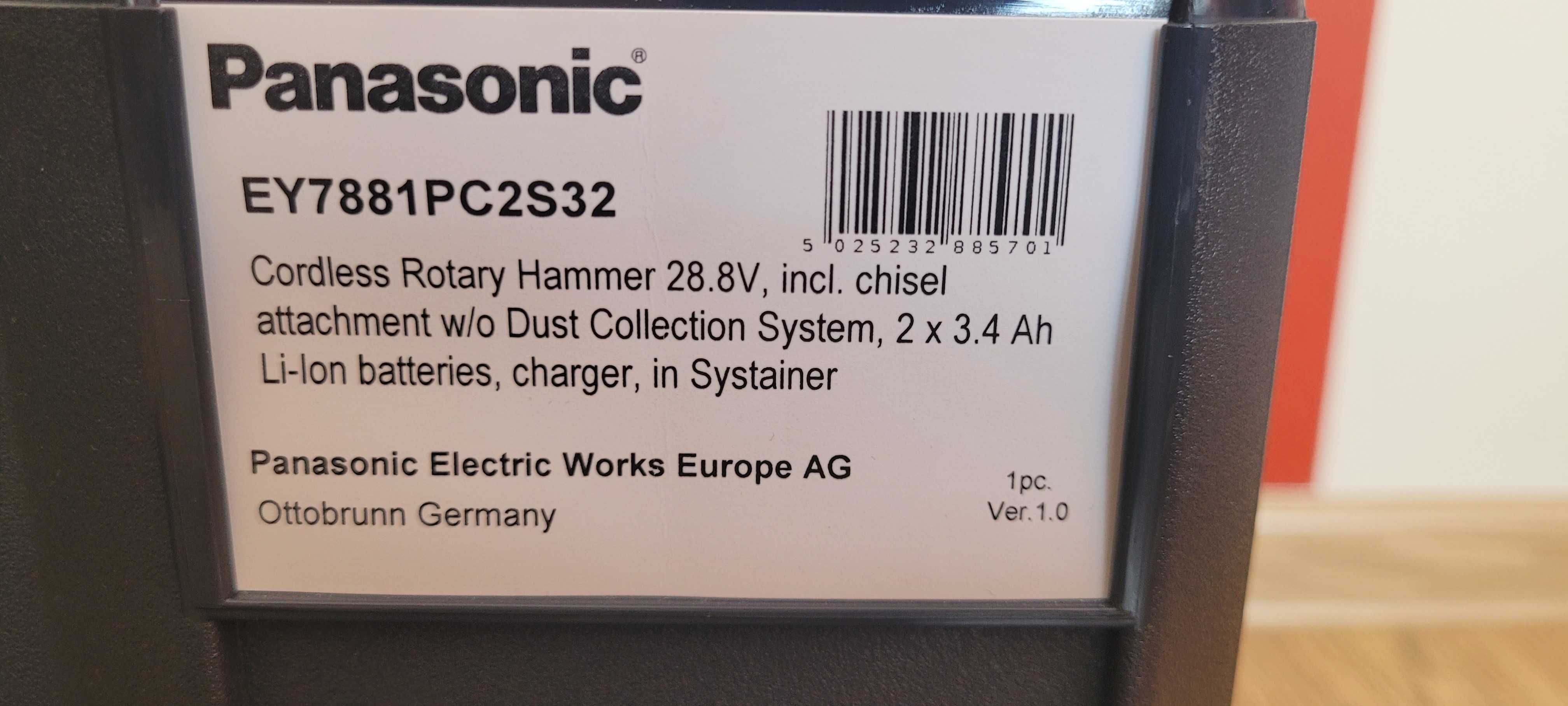 Nowa Młotowiertarka Panasonic