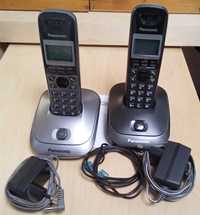2 zestawy - Telefon bezprzewodowy Panasonic KX-TG2511 CENA ZA CAŁOŚĆ
