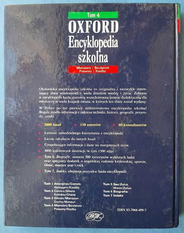 Oxford - Encyklopedia szkolna - tom 4