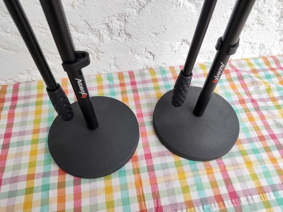 2 Suportes Microfone Audibax MS-044B Novos