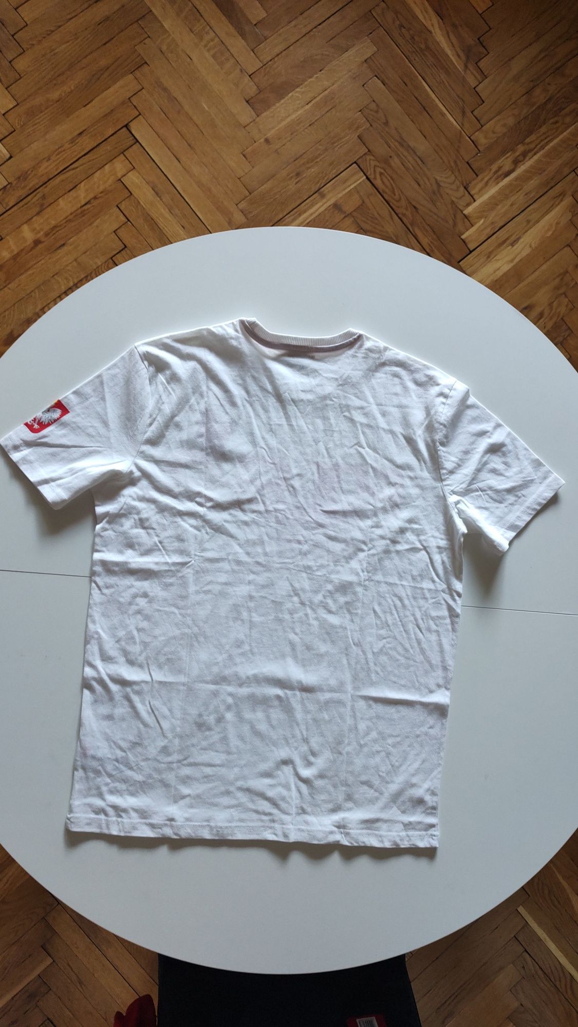 NOWA koszulka męska t-shirt biała POLSKA rozmiar M, metka