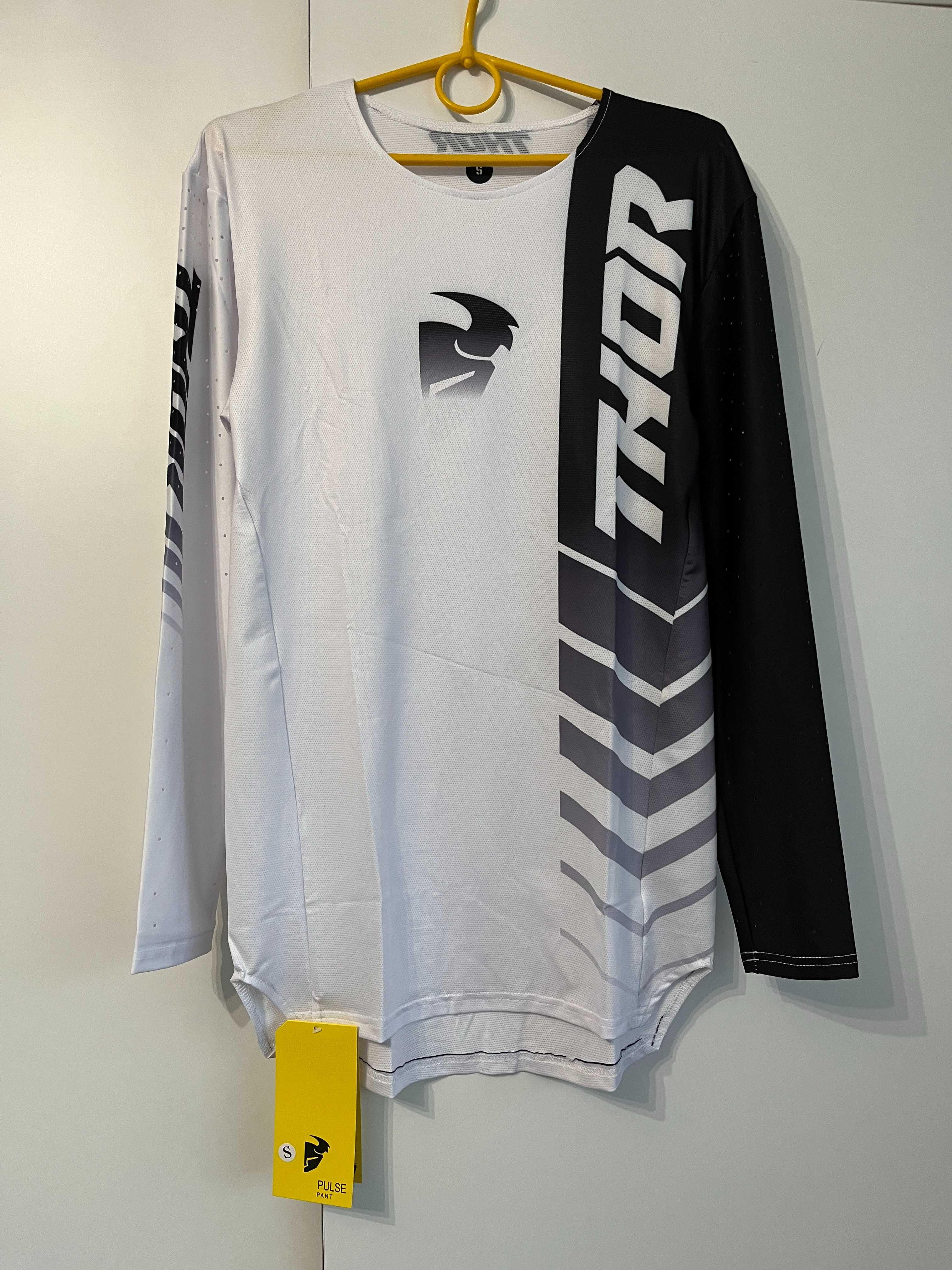 Strój THOR Prime Analog (Black White)(cross,quad,enduro,mtb,dh)