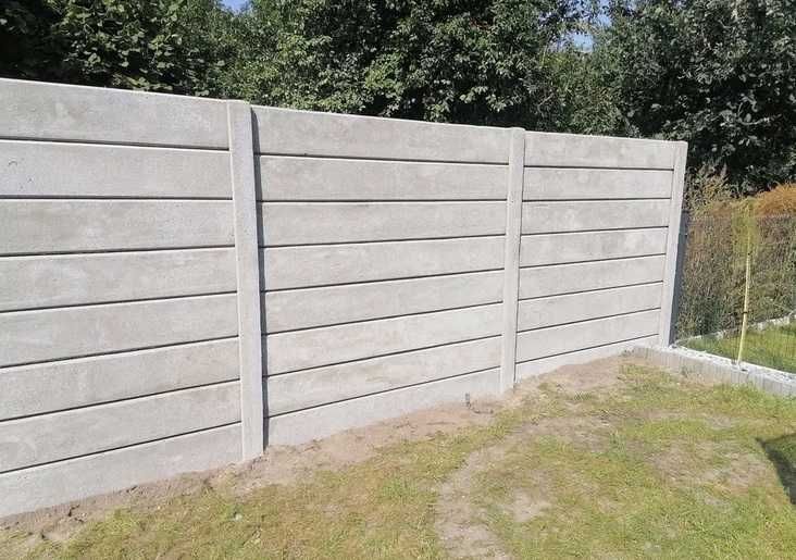 Ogrodzenie betonowe płyty betonowe płyty ogrodzeniowe płot