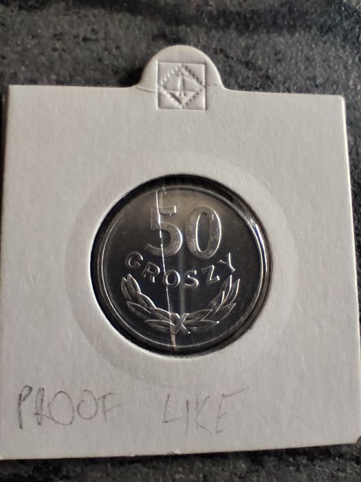 50 gr 1985r proof like rarytas bardzo rzadka moneta prl.