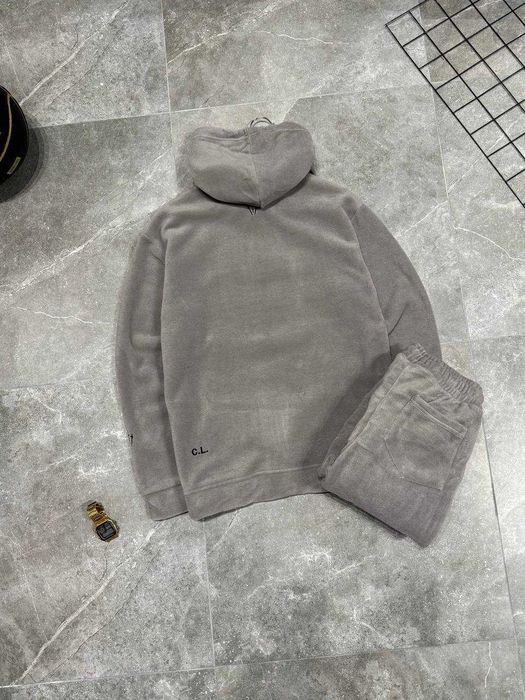 Костюм Nike Nocta Grey флісовий полар штани + худі i57/88-07