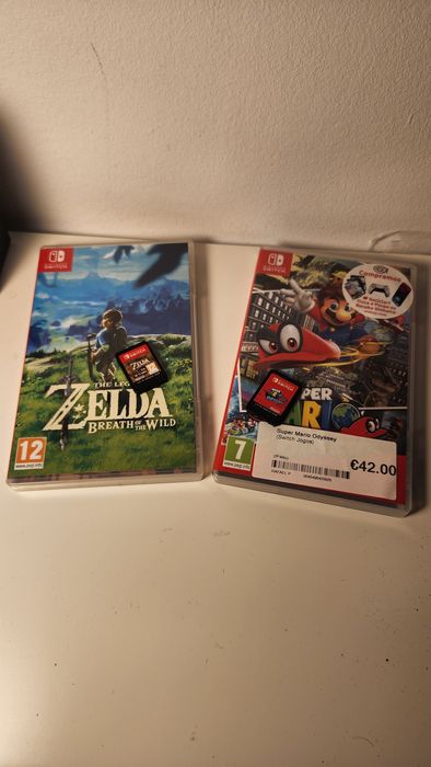 Nintendo Switch e 2 Jogos Originais