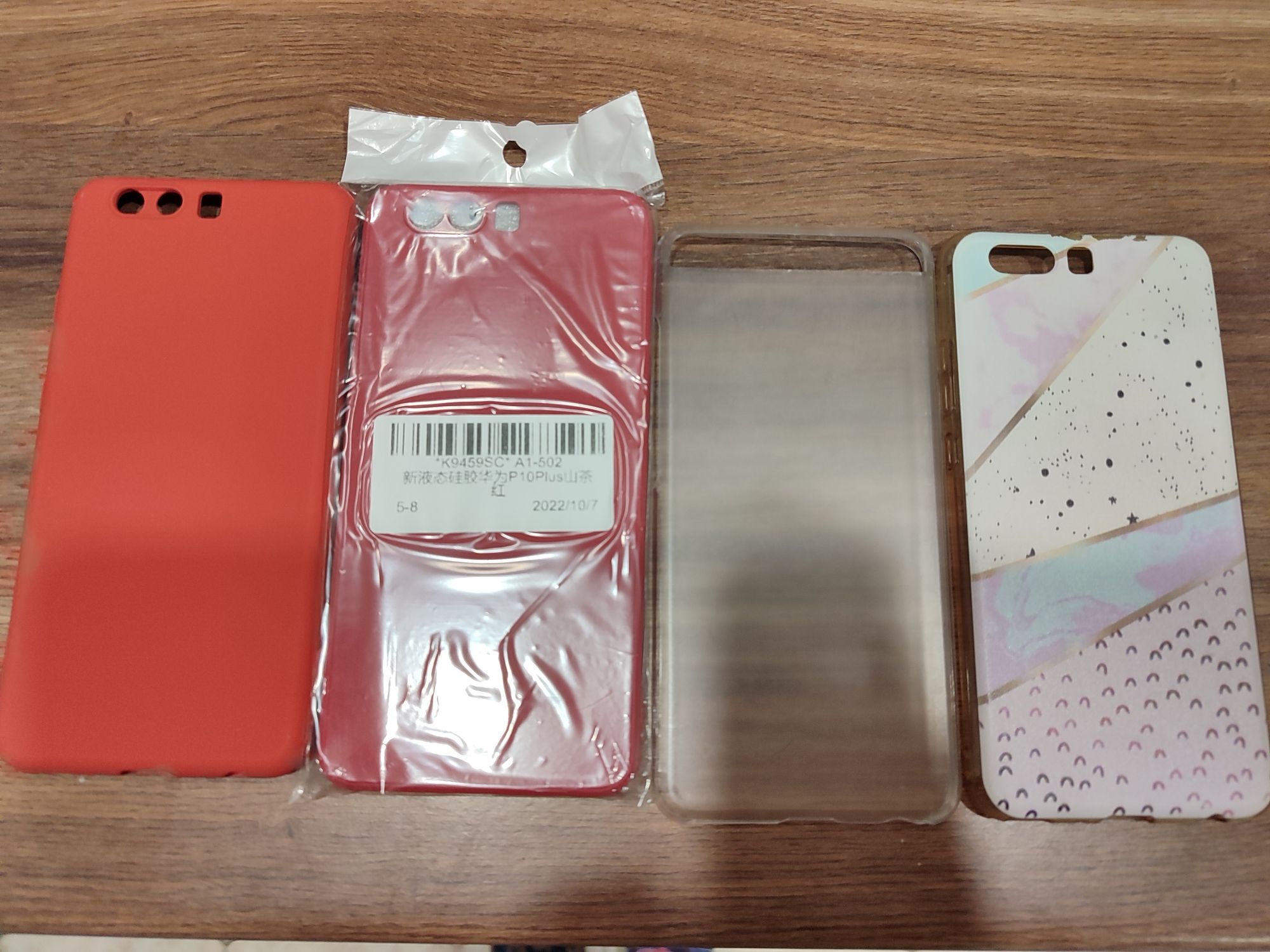 Чохли та скло 5 штук  на Huawei p10 plus