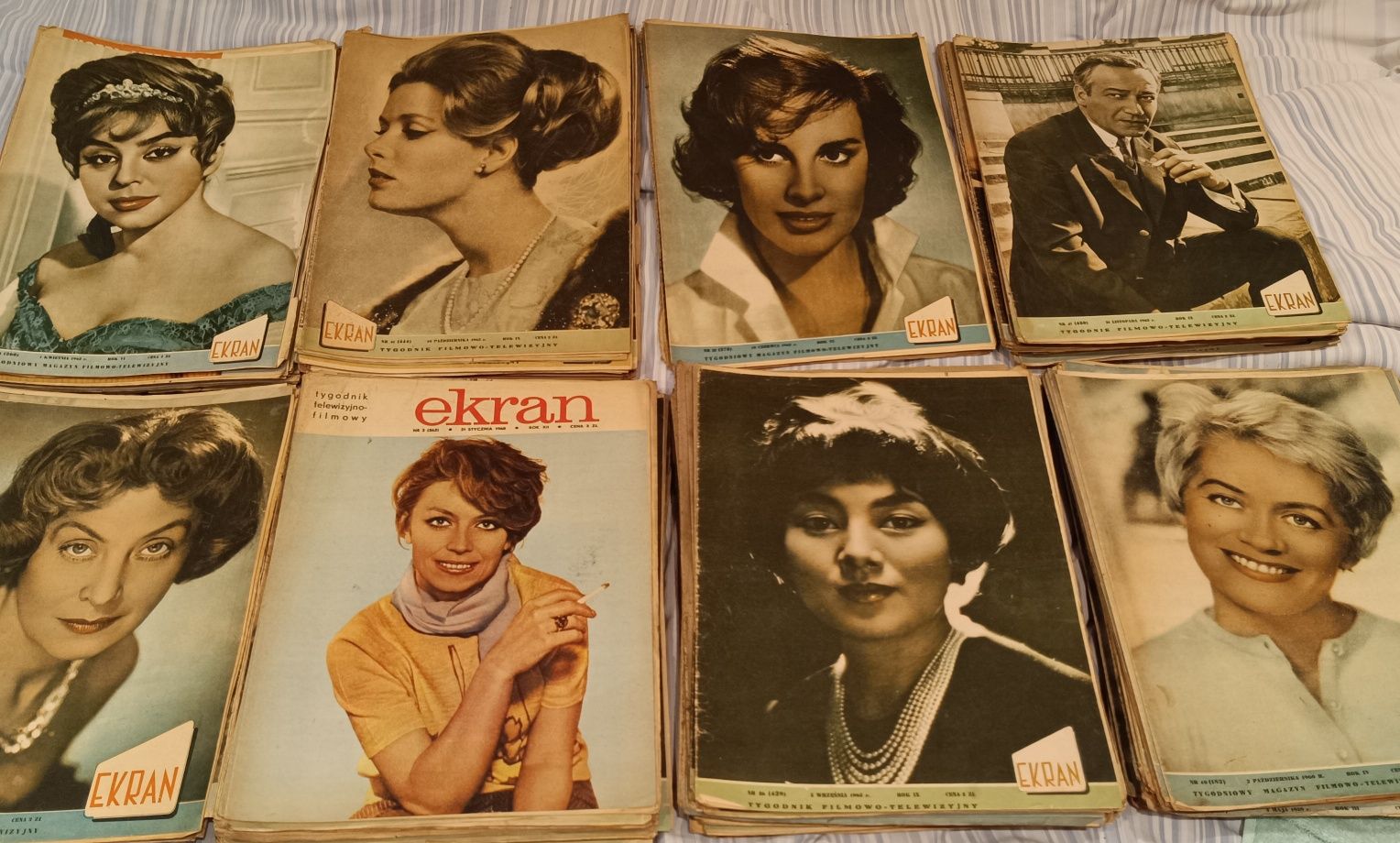 Tygodnik ilustrowany Ekran 500 egzemplarzy z lat 1958 do 1968r.