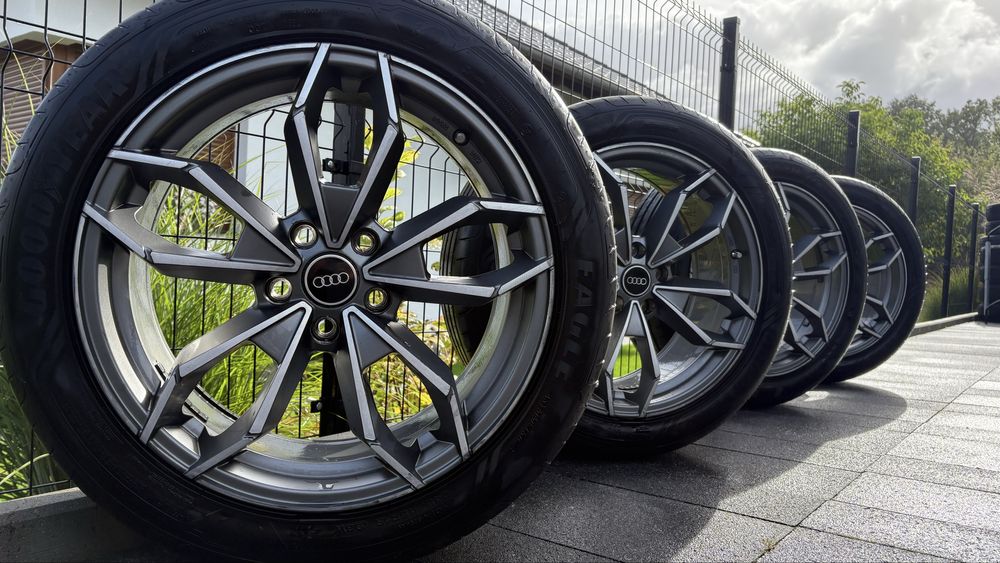 Koła letnie 18 5*112 Opony 245 45 r18 Goodyear 2023r Nowe